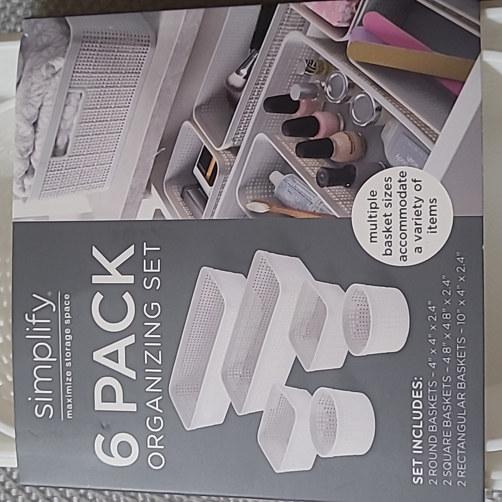 Simplify 6 Pack Organizing Set